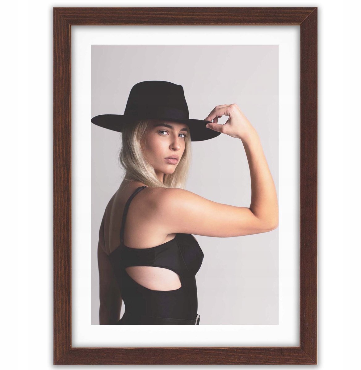 Massief Houten Fotolijst Bruin 21x30 cm