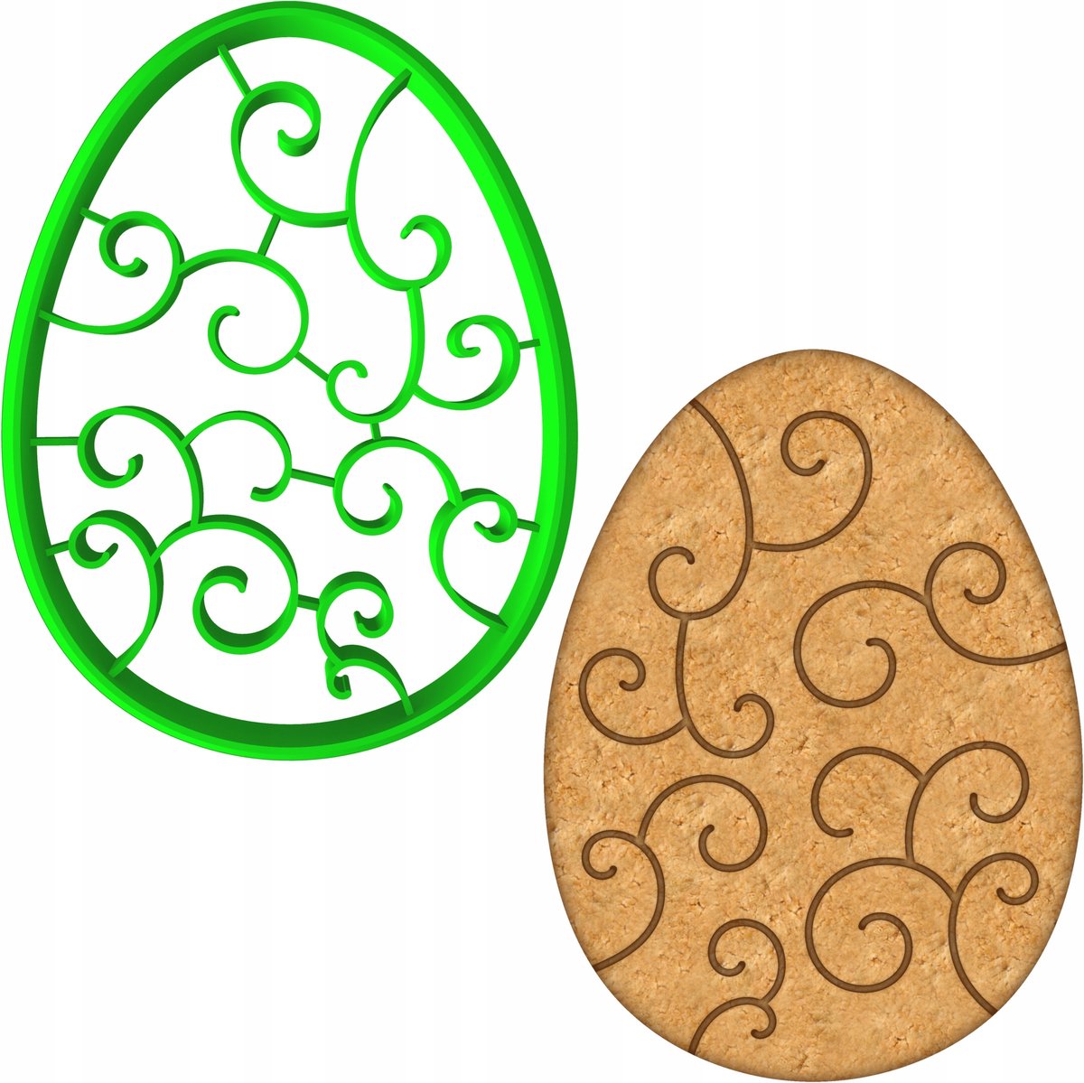 Paas Koekjesvorm - Eivorm - 8cm - Bakvormen