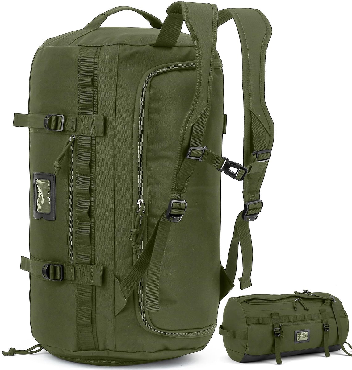 TAIHOYIN 60L Tactische Duffeltas voor Heren Sporttas Rugzak,Groen - ShopVlot