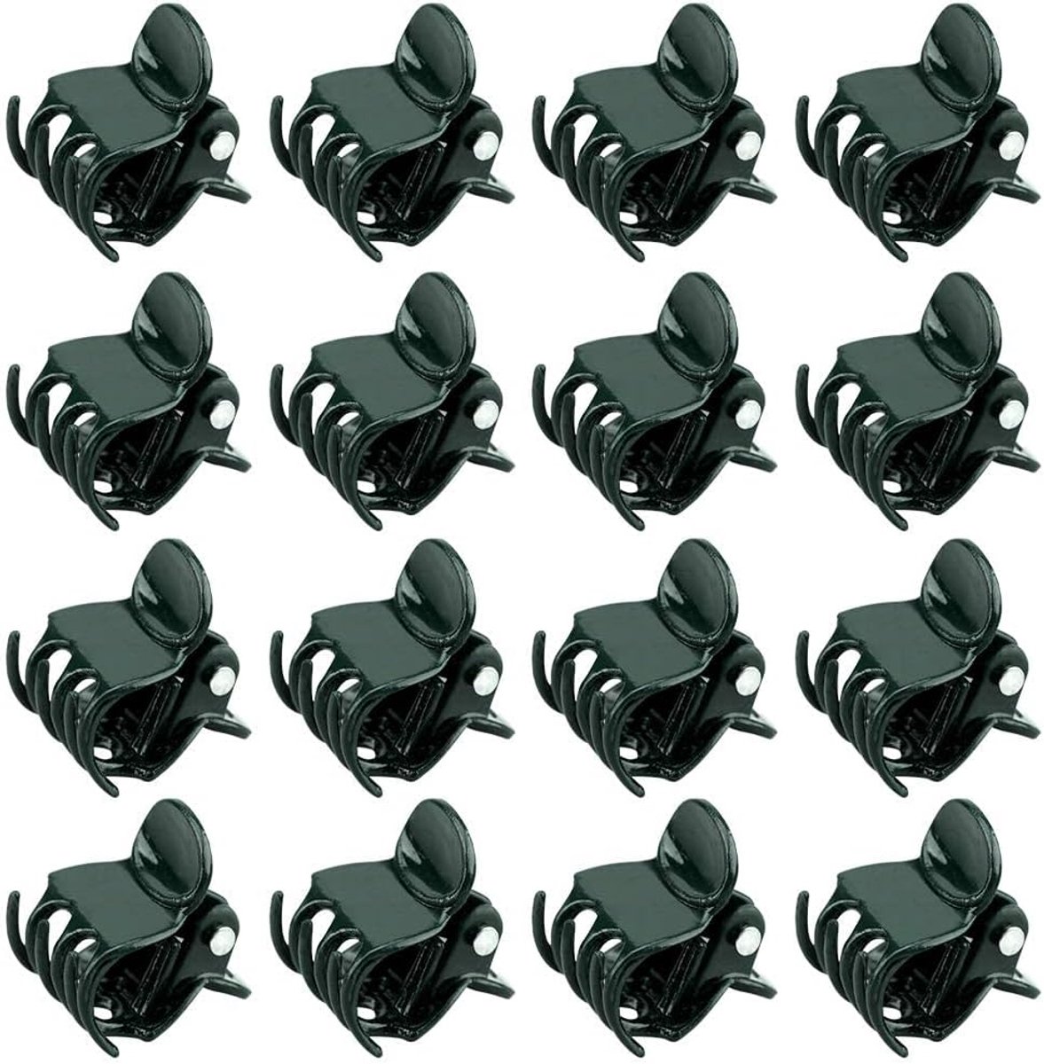 KINGLAKE 100PCS Orchid Clips, Plant Clips Garden Flowers Clips for Orchid Voice Support, Dark Green - ShopVlot