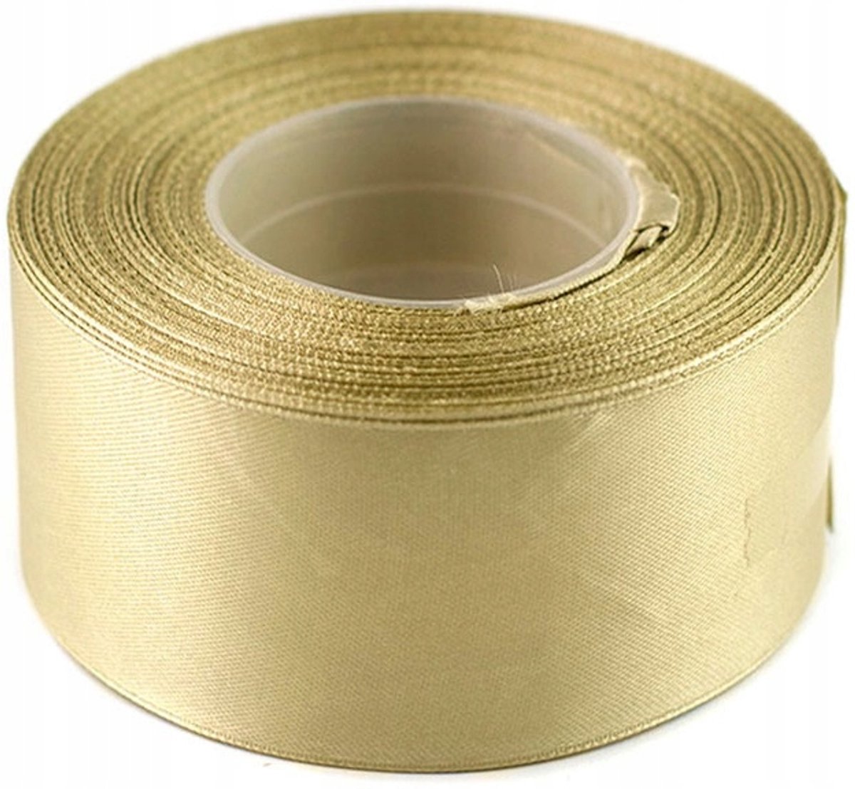 Gouden Satine Lint 50mm - 32m Decoratieflint voor Knutselen & Cadeaus