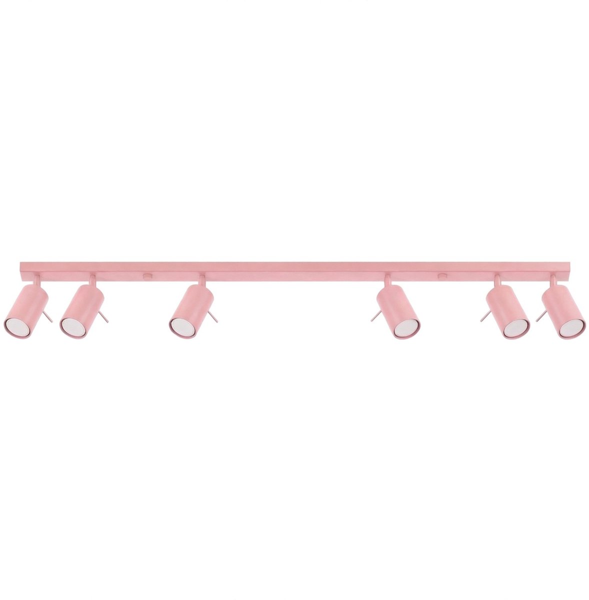 Sollux Lighting Plafondlamp RING - GU10 - roze - staal - 118x6x16cm