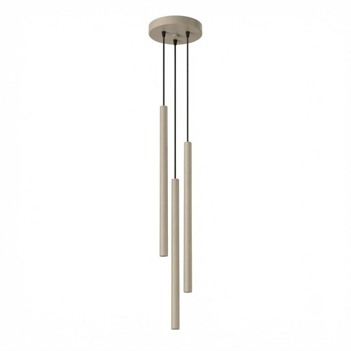 Sollux Lighting Hanglamp PASTELO - G9 - taupe - staal - 19.5x19.5x115cm