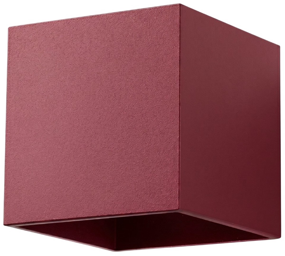 Sollux Lighting Wandlamp Quad - G9 - bourgondië - aluminium - 10x12x10cm