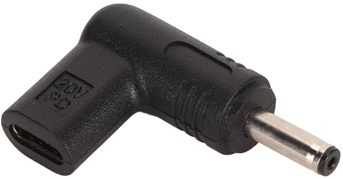 USB C To DC Adapter, 4.0Mm X 1.35Mm 100W PD Type C Female To Male DC Adapter, 18.5-20V USB 3.1 Type C, for Laptop - ShopVlot