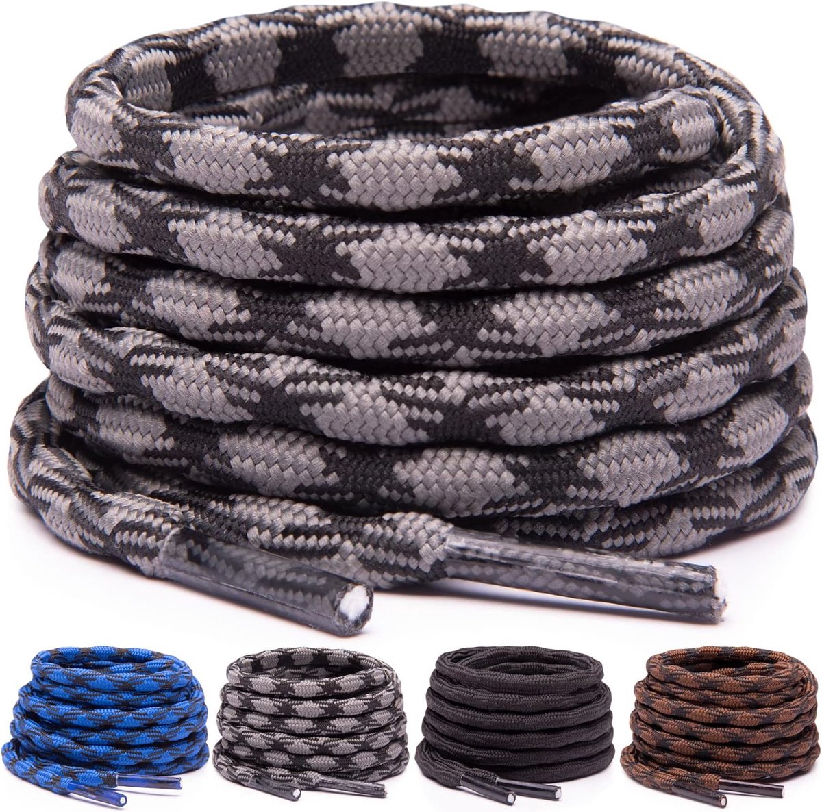 Miscly Wave-Shaped Boot Laces - 3 Pair - ShopVlot