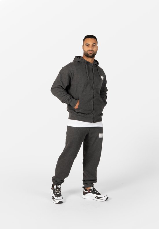 Gorilla Wear Classic Oversized Sweatpants - Donkergrijs Gemeleerd - 2XL van Gorilla Wear — afbeelding 2