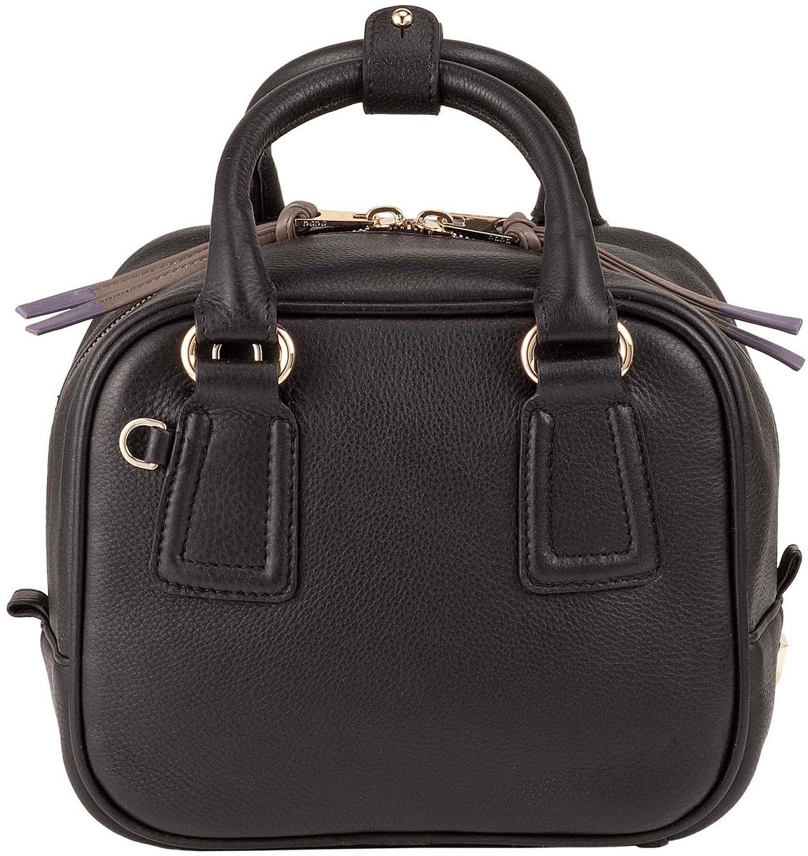 DuDu Skyline Handtas Leder 20.5 cm - Dames - nero