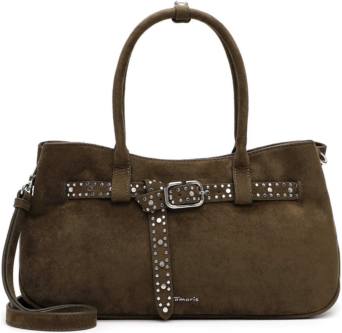 Tamaris schoudertas Melina SC Cityshopper Oliv olijfgroen