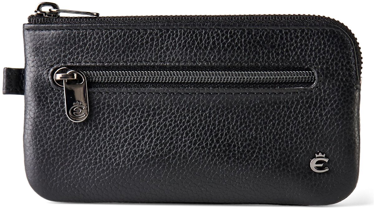 Esquire Houston Sleutel portemonnee Leer 13 cm - schwarz