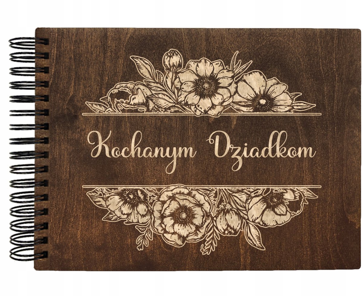 Houten Fotoalbum met Gravure - Uniek Cadeau voor Opa & Oma