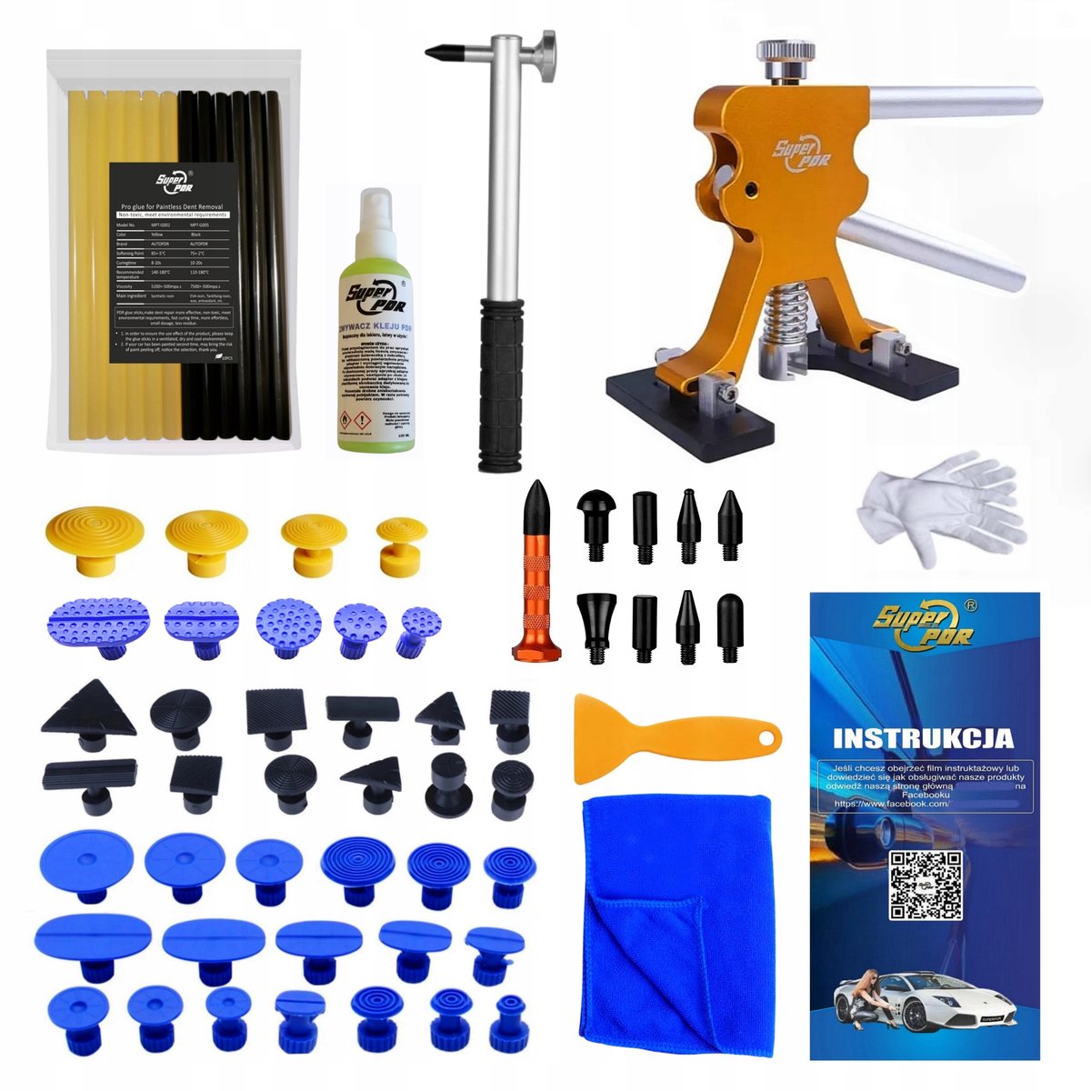 PDR Deuk Verwijderaar Set - Professioneel Gereedschap