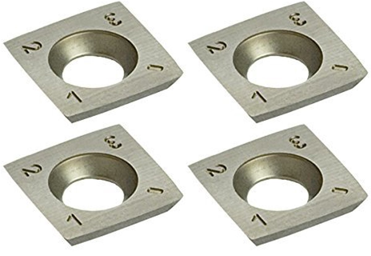 mb-m® 4 pieces Precutter reversing plates/reversing knife HM 14 x 14 x 2 mm - ShopVlot