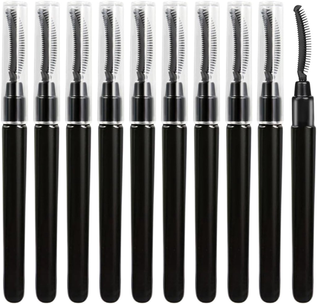 10 wimperborstels, wimperscheidingsborstel, ontworpen in draagbare boog - ShopVlot