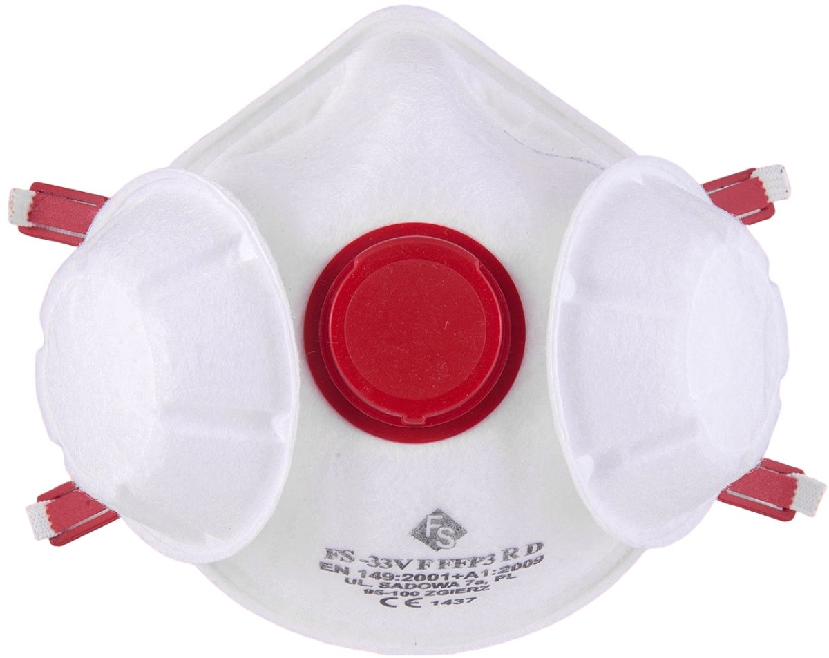 Filter Service FS-33V FFP3 R D Herbruikbaar Stofmasker met Klep