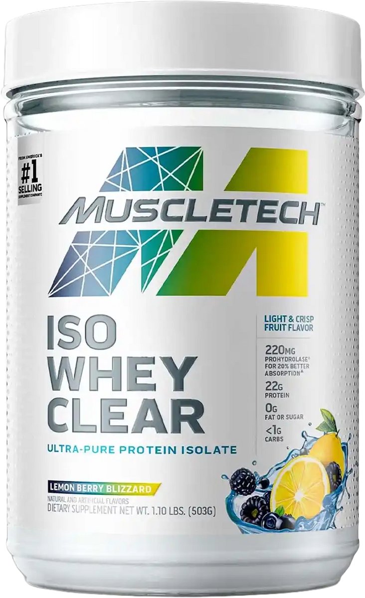 Iso Whey Clear - 503 g - Lemon Berry Blizzard