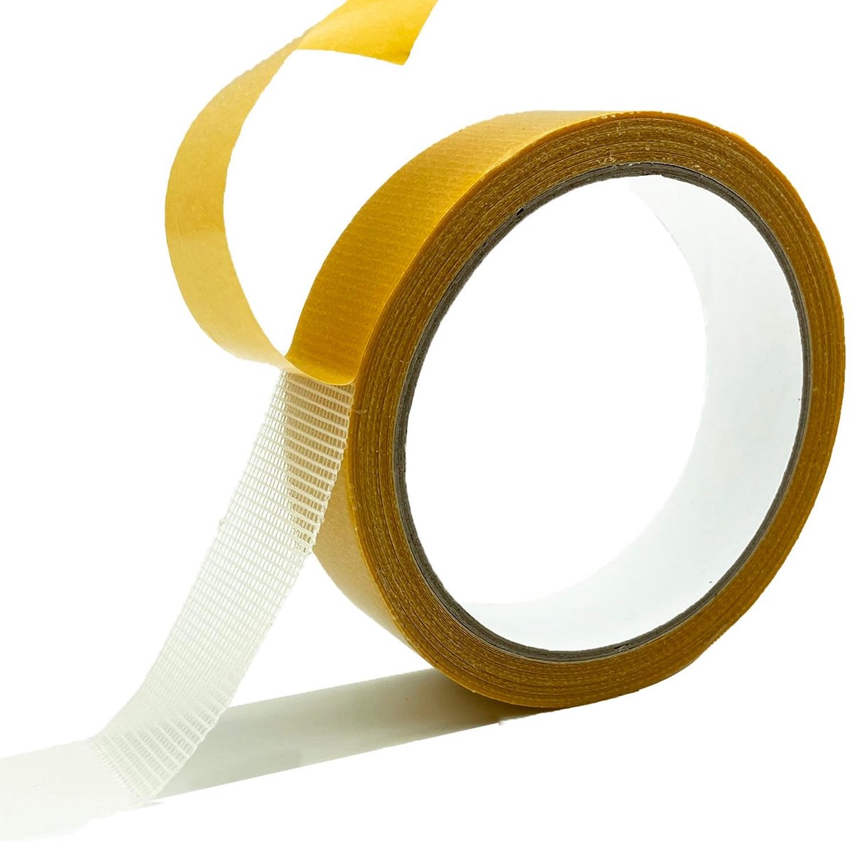 Dubbelzijdige Weefseltape - Transparant - 2,5 cm x 9 m - Multifunctioneel Plakband voor Kleding, Tapijten en Posters