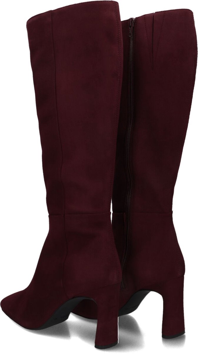 Unisa Wolcot Enkellaarsjes - Enkelboots met rits - Dames - Bordeaux - Maat 38