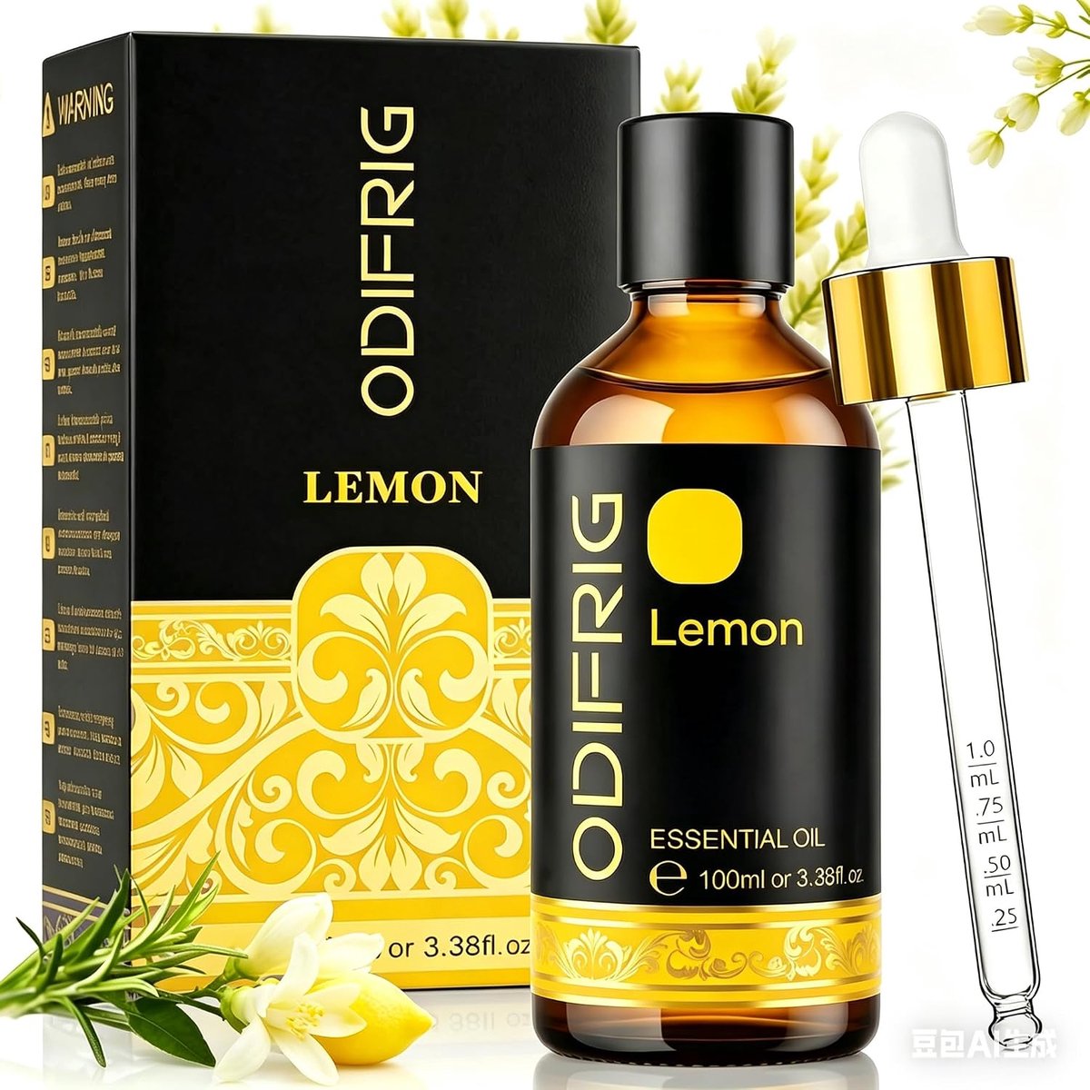 etherische olie 100 ml - citroen - natuurlijk aroma - verfrissend gebruik - ShopVlot