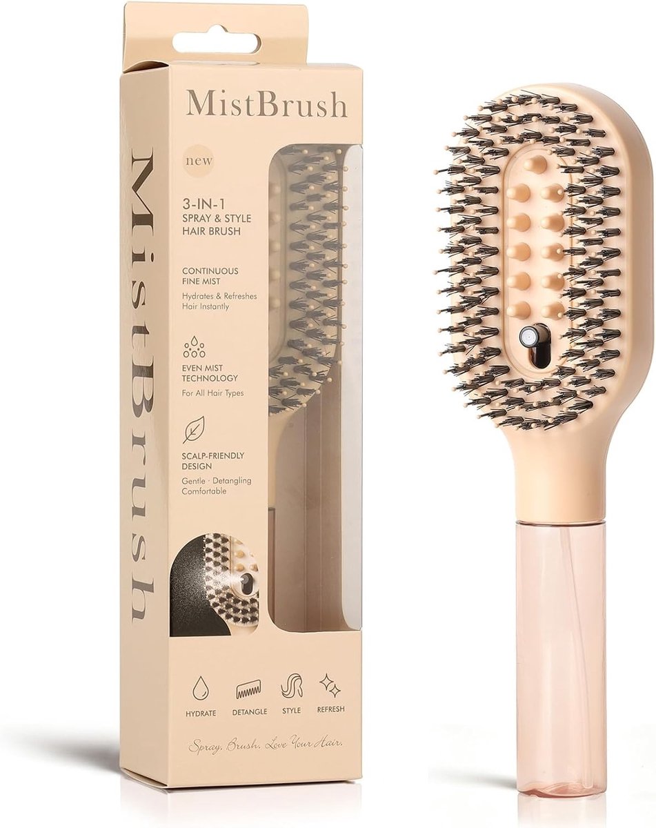 Krulborstel - Zwart - 25 cm - Voor het creëren van mooie krullen - Voor Dames