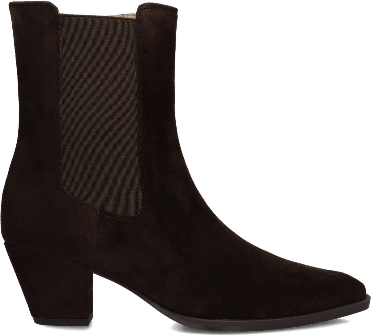 Unisa Leyla Enkellaarsjes - Enkelboots met rits - Dames - Bruin - Maat 41