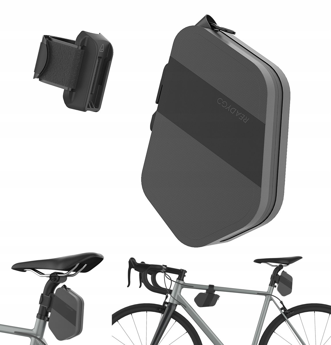 Lichtgewicht Fietszadelpen Tas Snelmontage Systeem 0,35L