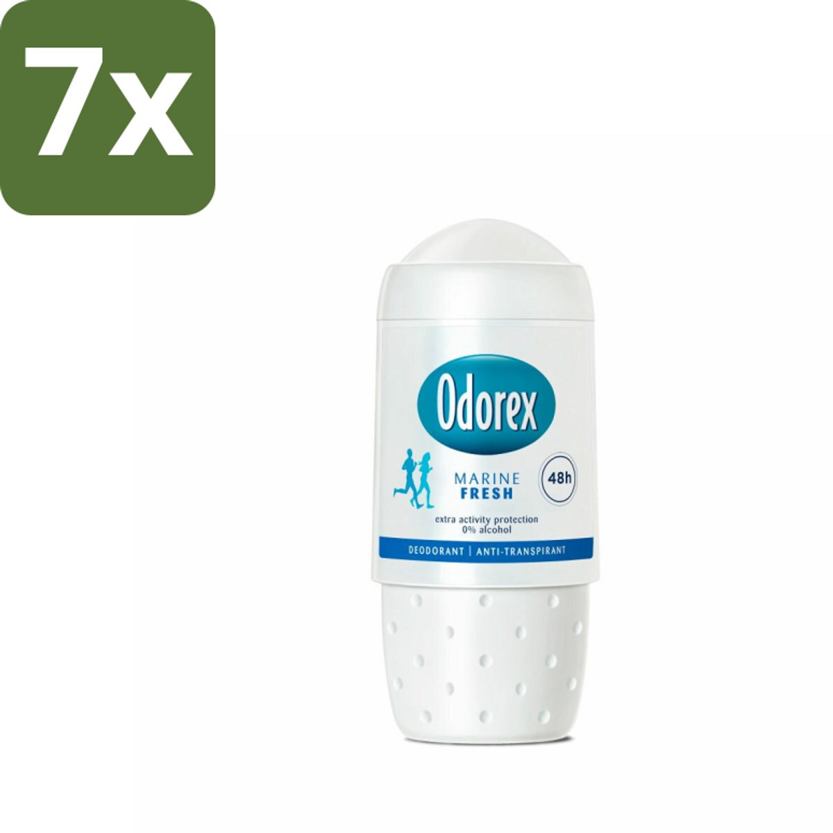 Odorex - Deodorant Roller - Marine Fresh - Verfrissende Bescherming - 50 ml - Bulkverpakking - 7 stuks