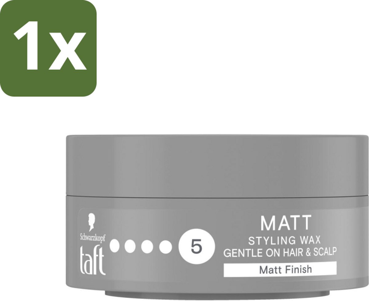 Taft - Matt 5 - Styling Wax - Matterende finish - 75 ml - 1 stuk