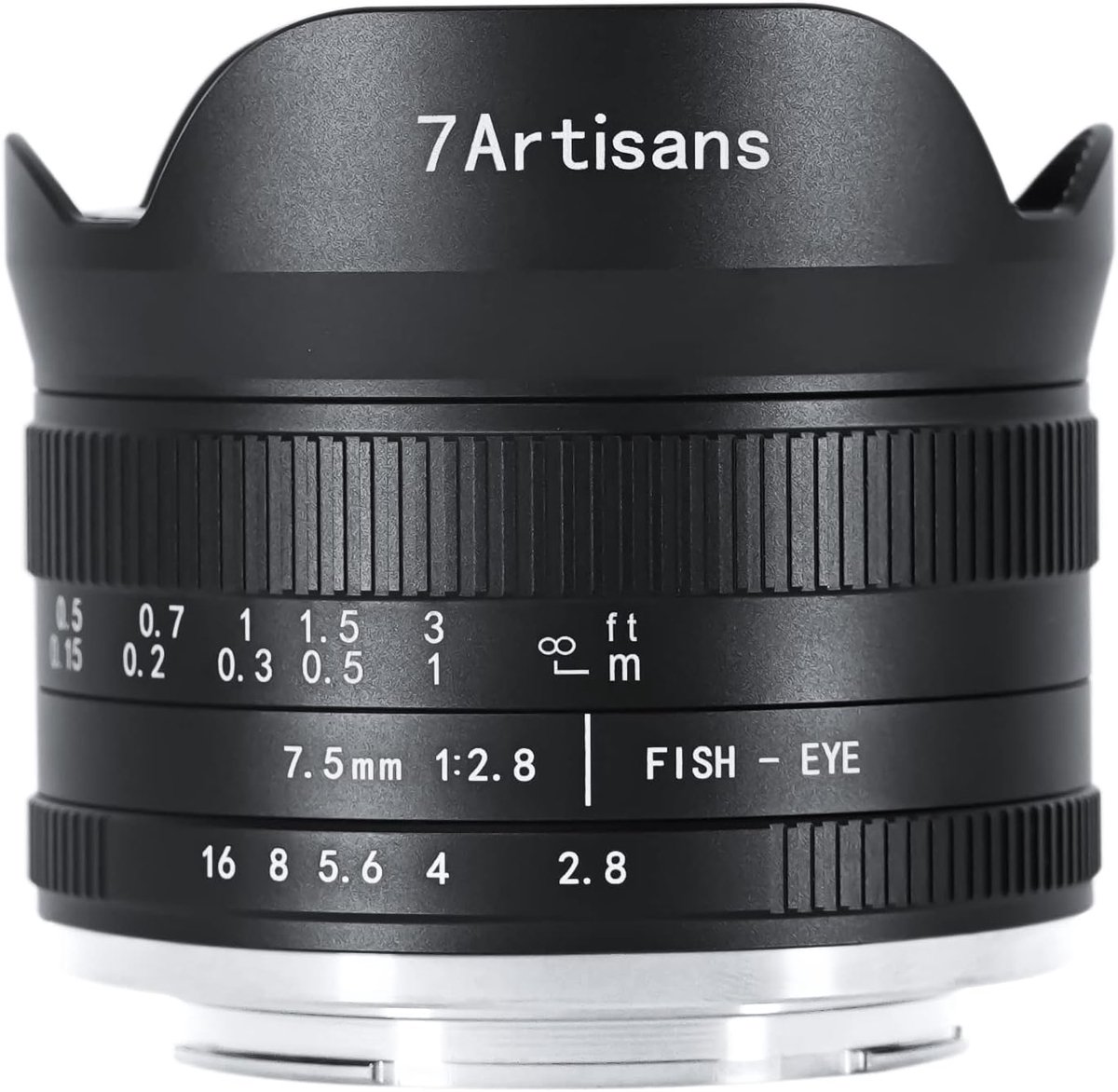 Fisheye lens 7.5mm f2.8 - Handheld - 190° gezichtsveld - Ideaal voor landschappen - ShopVlot
