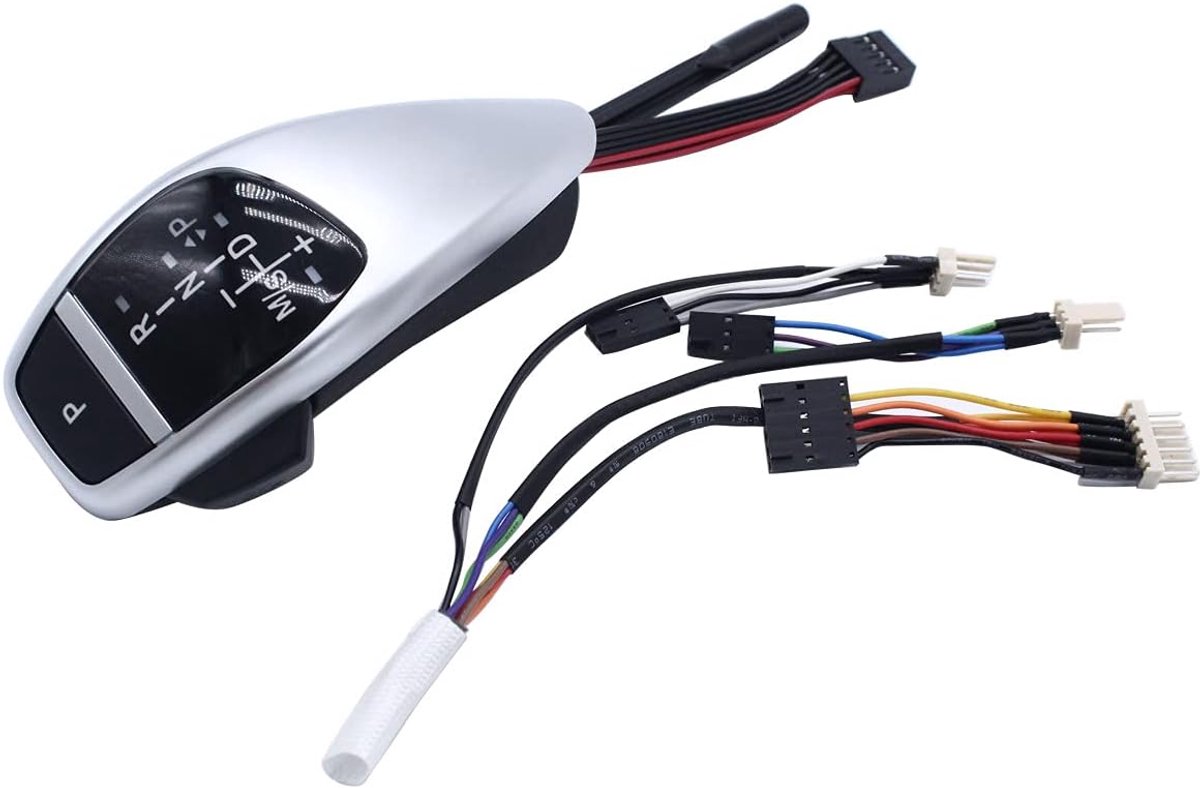 LED versnellingspook - zilver - E46 E60 E61 E63 E64 - nachtindicator voor veilig rijden - ShopVlot