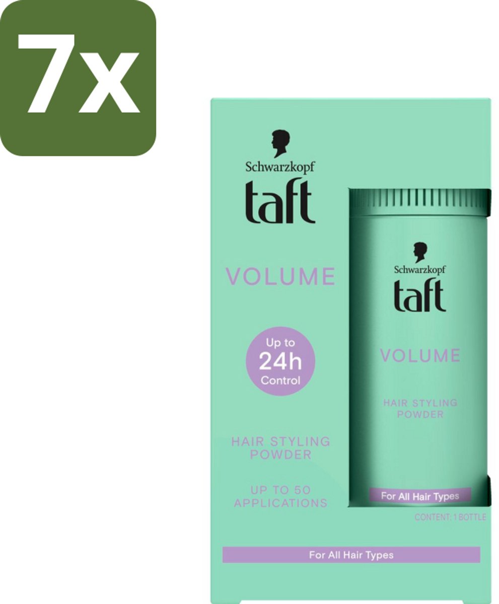 Taft - Volume - Hair Styling Powder - Instant volume - 10 gr - Bulkverpakking - 7 stuks