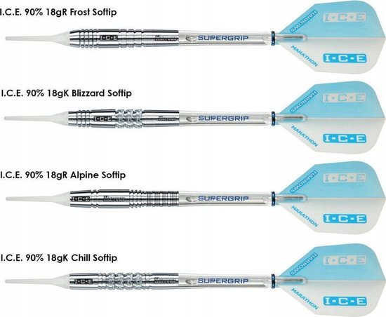 Merkloze Soft Tip Darts 18g - 3 stuks — afbeelding 2