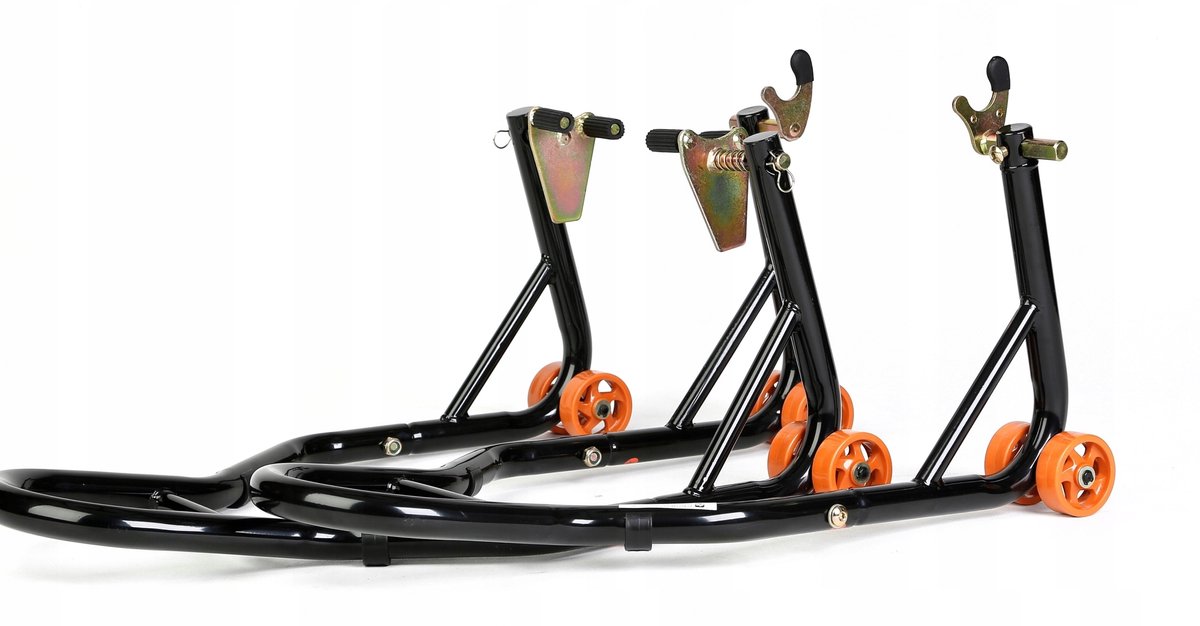 Motorfiets Werkstandaard Set - Voor en Achter - Merkloos