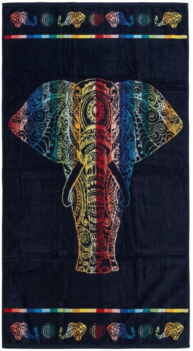 Badhanddoek 170 x 90 cm - Egyptisch katoen - XL - Zacht en absorberend - Perfect voor strand of zwembad - ShopVlot
