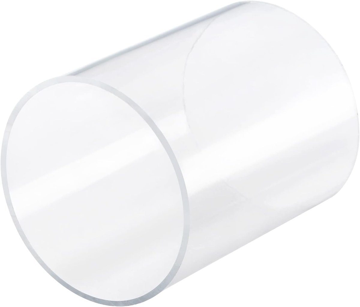 DMiotech 74mm x 80mm 4 Inch Transparent Acrylic Tube Hard Plastic Hose for Aquarium, Water Cooling System, Hydraulic - ShopVlot