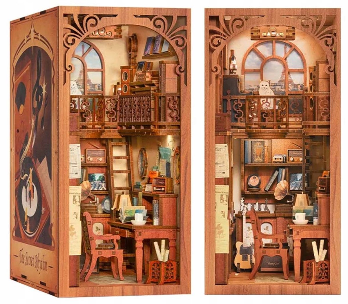 CuteBee Miniatuur Boek Nook House - Geheime Kast DIY