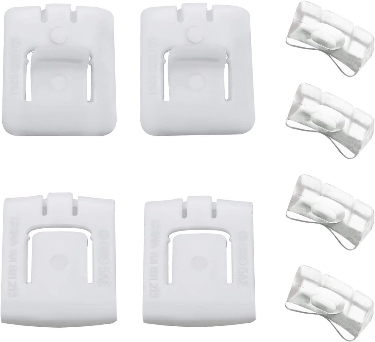 8 Pieces Car Seat Rail Runner Slider Guide Clips Piece Set 435881203A Plastic Seat Buckle Fasteners Compatible with - ShopVlot