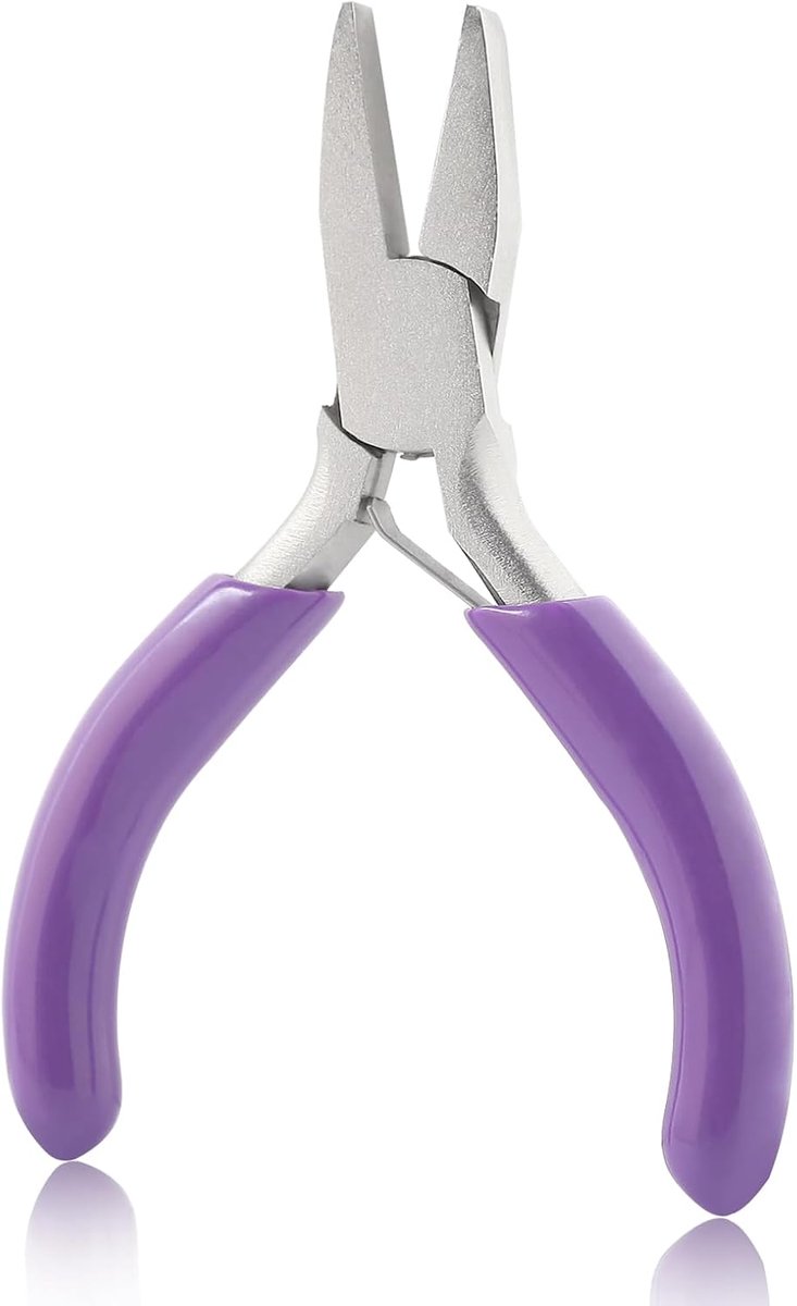 Mini Flat Nose Pliers 7.5cm Duckbill Pliers Mini Pocket Pliers Mini Precision Pliers for Jewelry Making, Wire Bending - ShopVlot