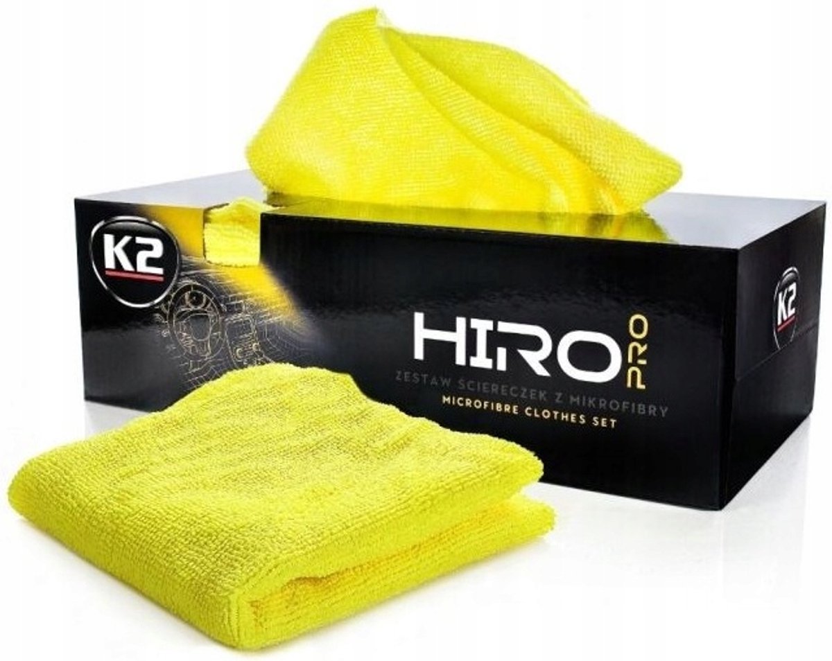 K2 HIRO Microvezeldoeken 30x - Naadloos & Krasvrij voor Auto