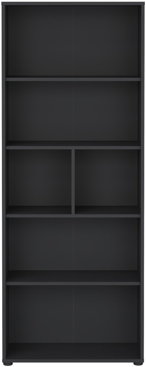Giga Living Boekenkast Sign - Grijs - 80x34x205cm