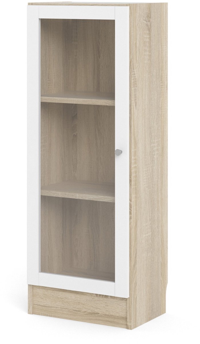Giga Living Boekenkast Basic - Naturel/Wit - 41x107cm