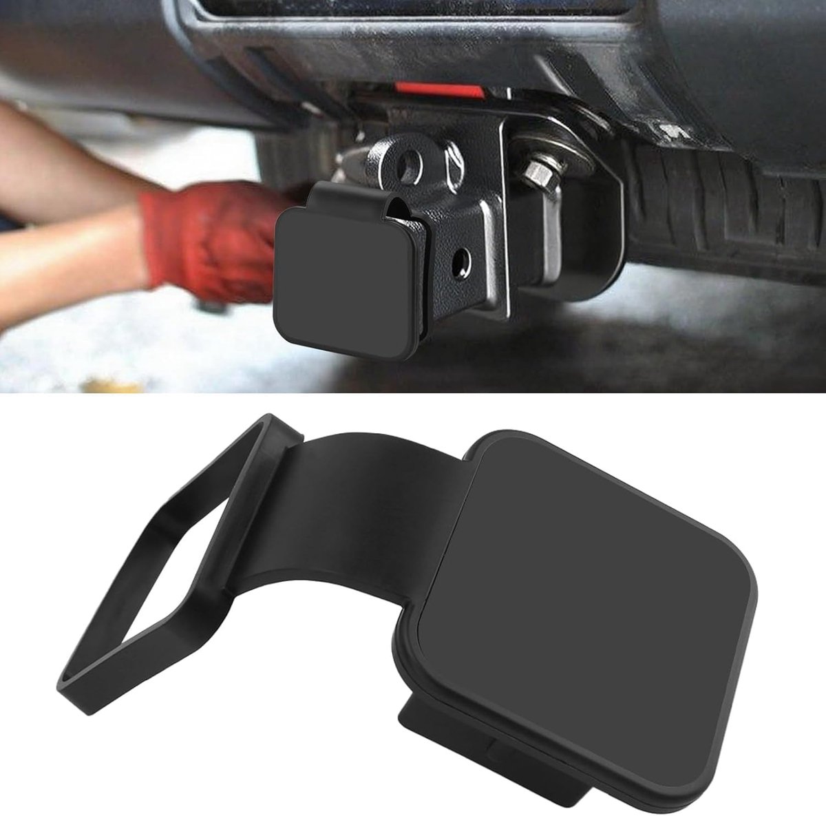 Trekkhaak beschermhoes 5 cm - rubber - stof- en waterdicht - optimale bescherming voor uw trekhaak - ShopVlot