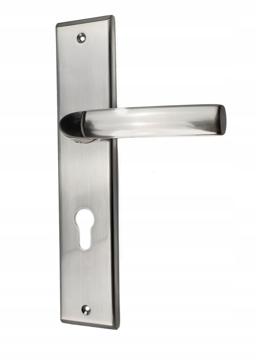Deurklink SPACE 72 mm Links, Zilver Nikkel