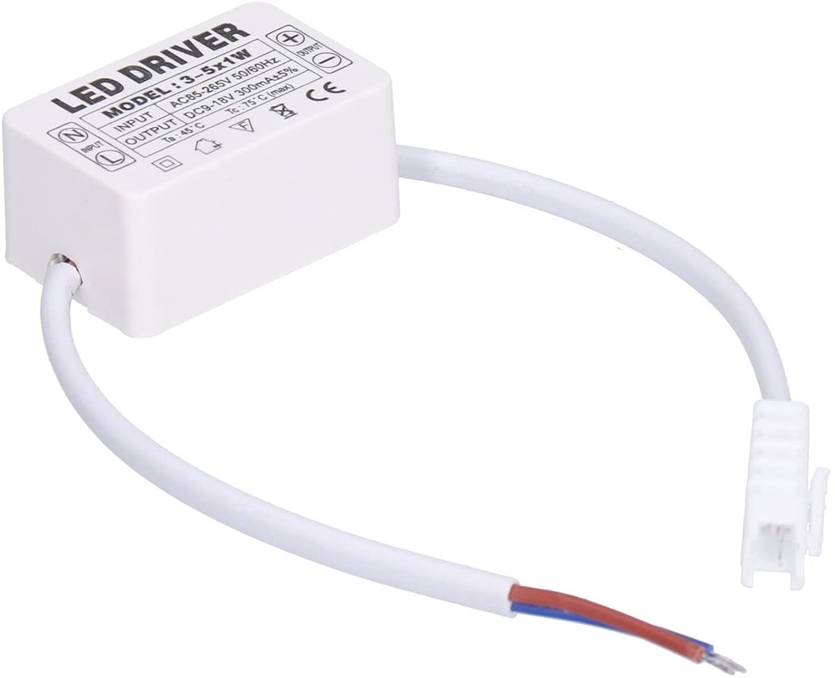 LED Driver 300Ma 9-18Vdc - Compact - Goede warmteafvoer - Voor LED verlichting in woonruimtes - ShopVlot
