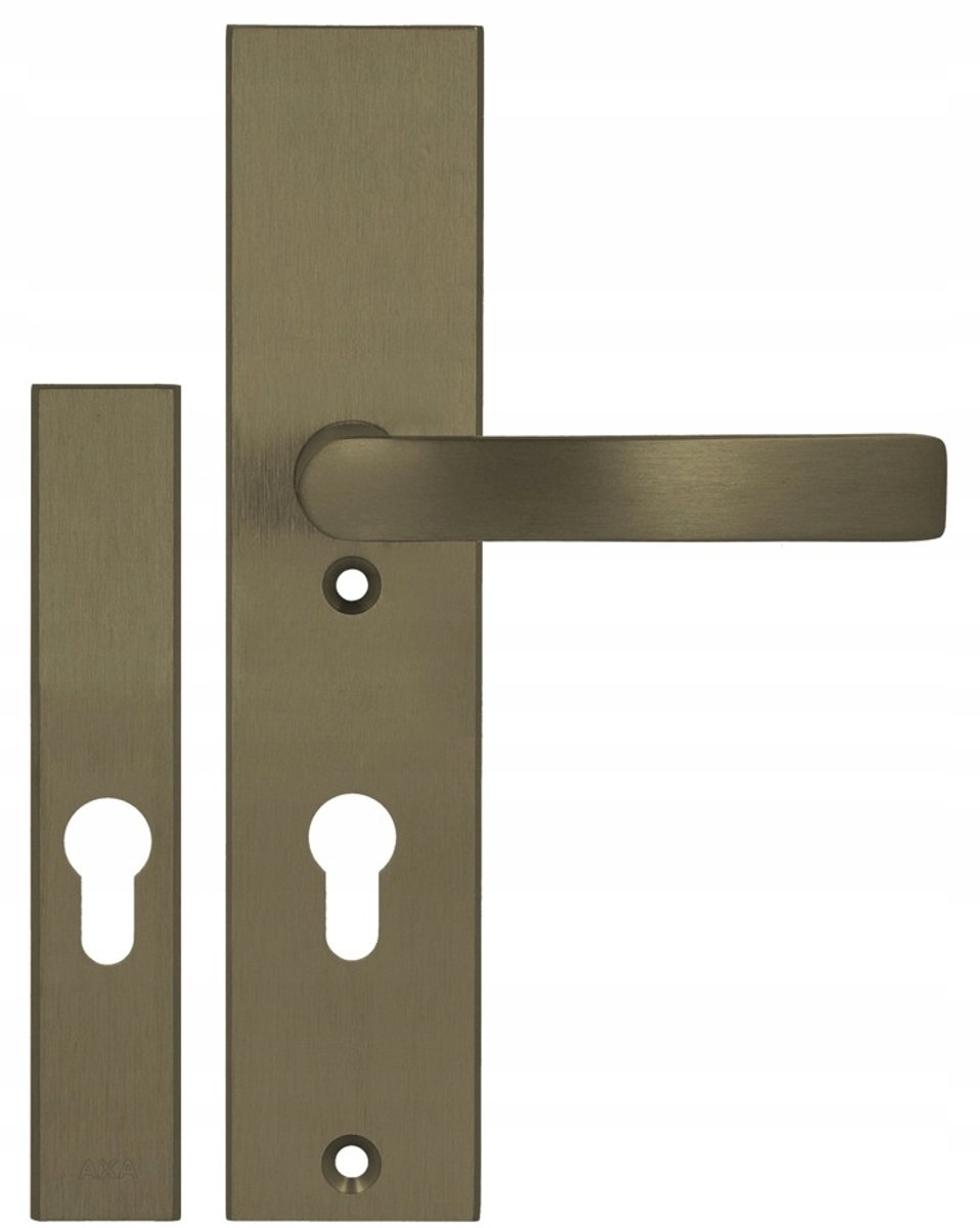 Buitendeurkruk Solo Gaja Oud Goud 72mm aluminium