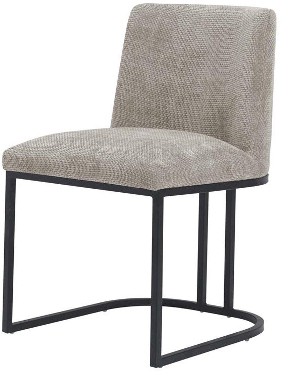 Tower Living Eetkamerstoel Archi - Beige Stof - 60x53x83cm