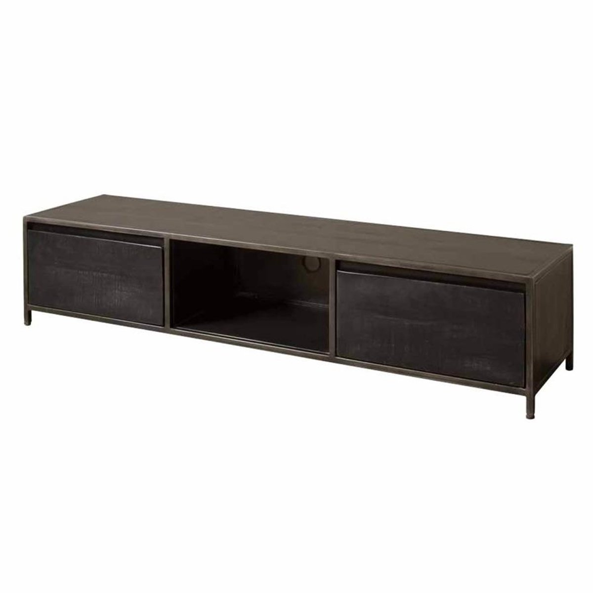 Tower Living Tv-meubel Paterno - Zwart Hout - 180x40x38cm