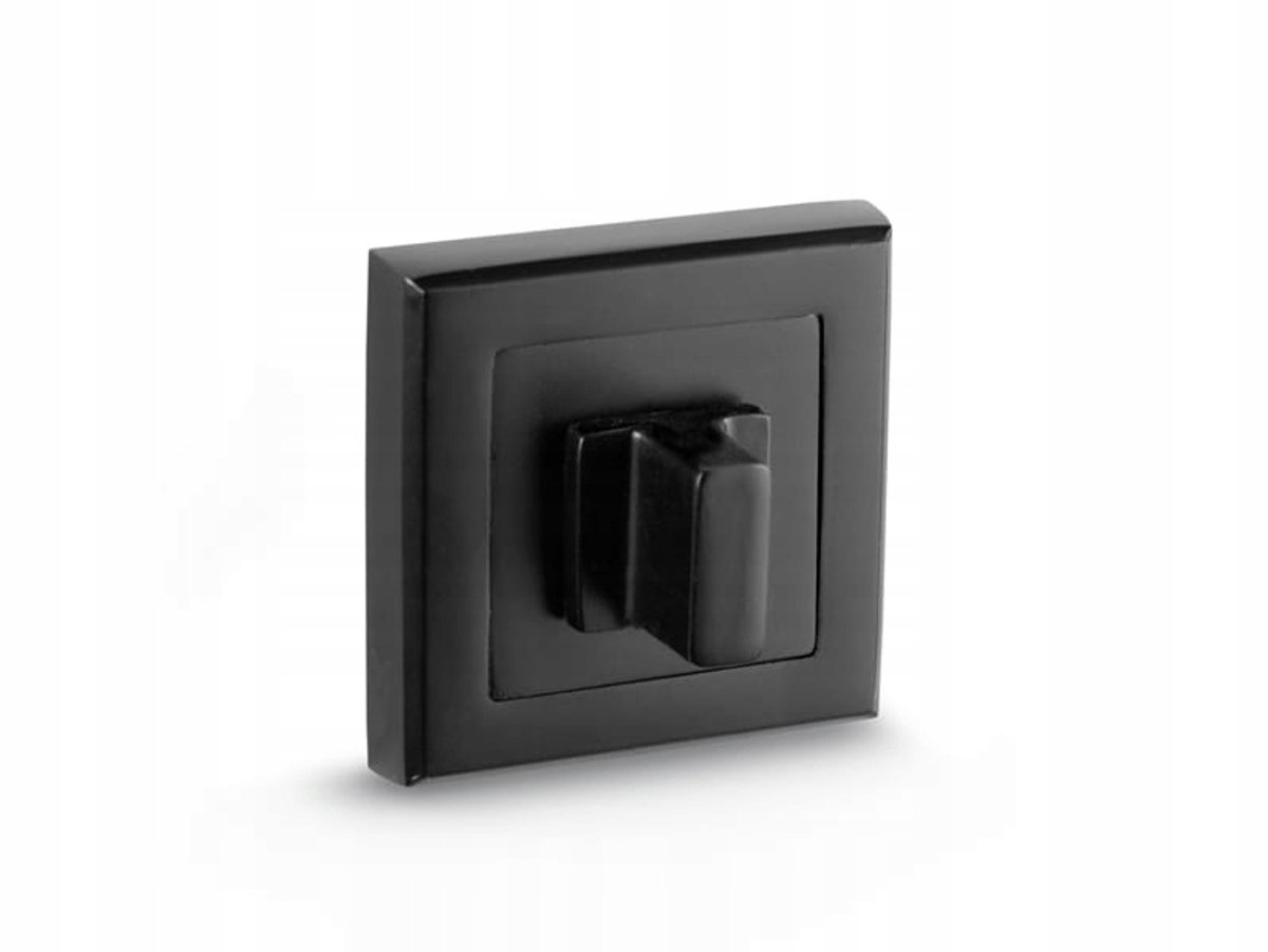 Veramet K-008-03 P2 Vierkante WC-blokkade rozet - Mat Zwart