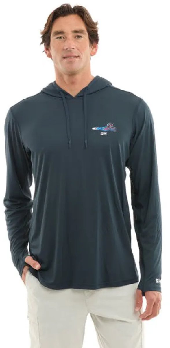 Pelagic Vaportek Short Corner Uv-hoodie Met Lange Mouwen Blauw L Man