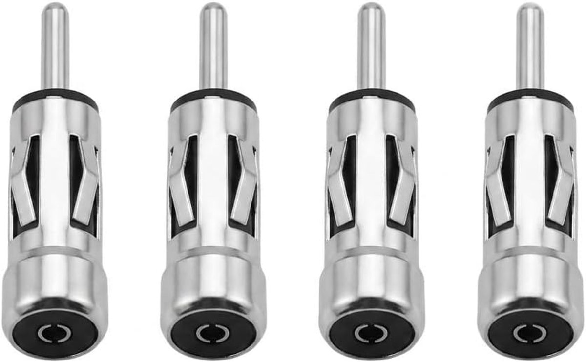 Auto antenne adapter DIN ISO - antennestekker voor autoradio - 4 stuks - betrouwbare verbinding - ShopVlot